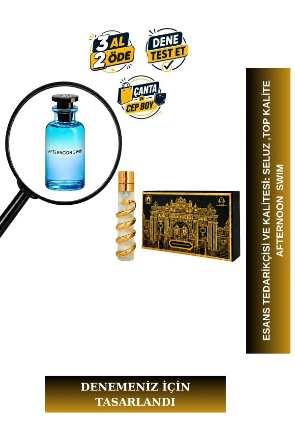 Afternoon Swim Muadili Tanışma | Narenciye - Ambergris - Bergamot | Ferah ve Enerjik Erkek Extrait De Parfum