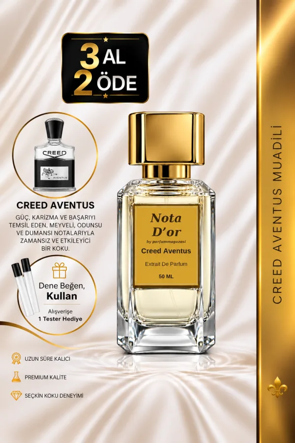 Creed Aventus Muadili | Ananas – Bergamot – Huş Ağacı – Misk | Ferah ve Karizmatik Intense Erkek Extrait De Parfüm
