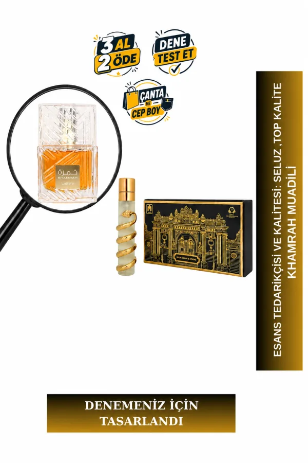 Khamrah Muadili Tanışma | Tarçın - Vanilya - Pralin | Sıcak ve Baştan Çıkarıcı Unisex Extrait De Parfum
